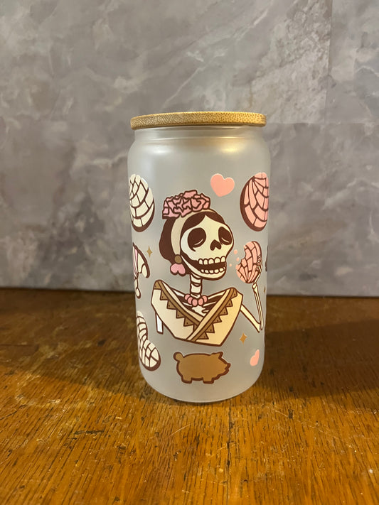 Frosted Libbey Skeleton