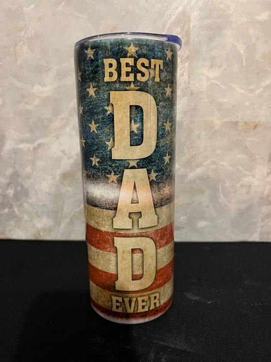 Best Dad Ever 20oz Tumbler